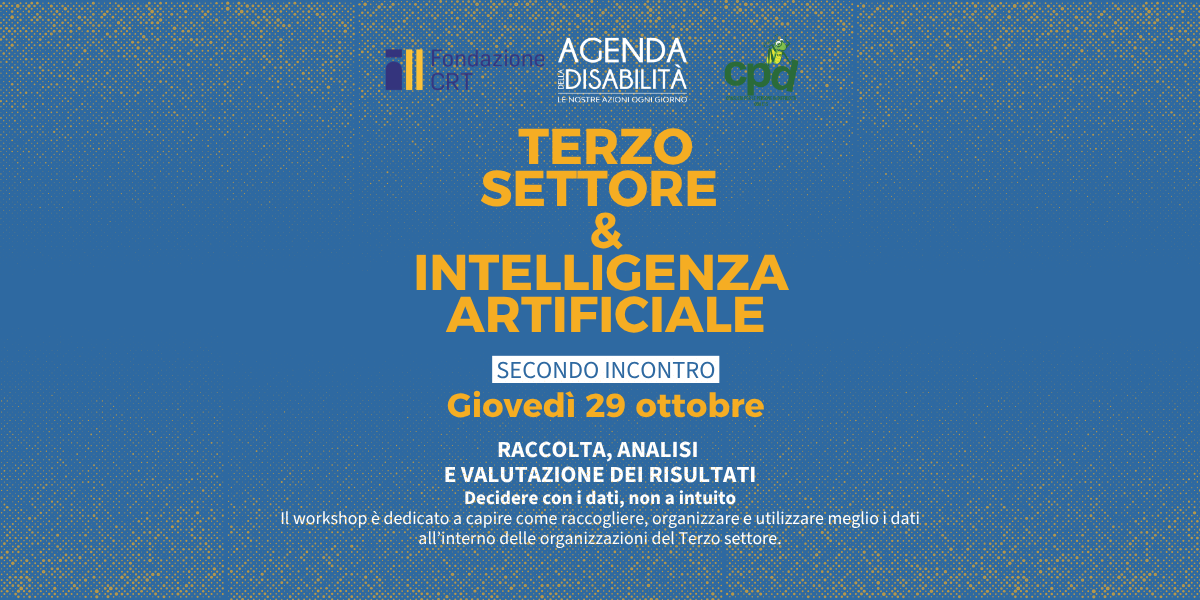 WORKSHOP AI & TERZO SETTORE - ANALISI DATI E VALUTAZIONE DEI RISULTATI
